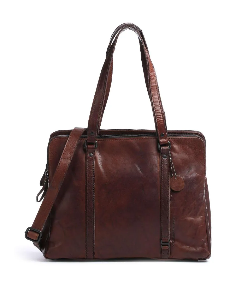 Bronco Shopper 15″ Büffelleder dunkelbraun