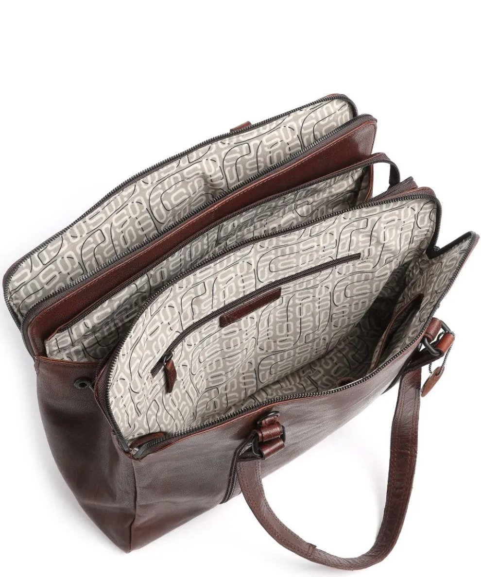 Bronco Shopper 15″ Büffelleder dunkelbraun