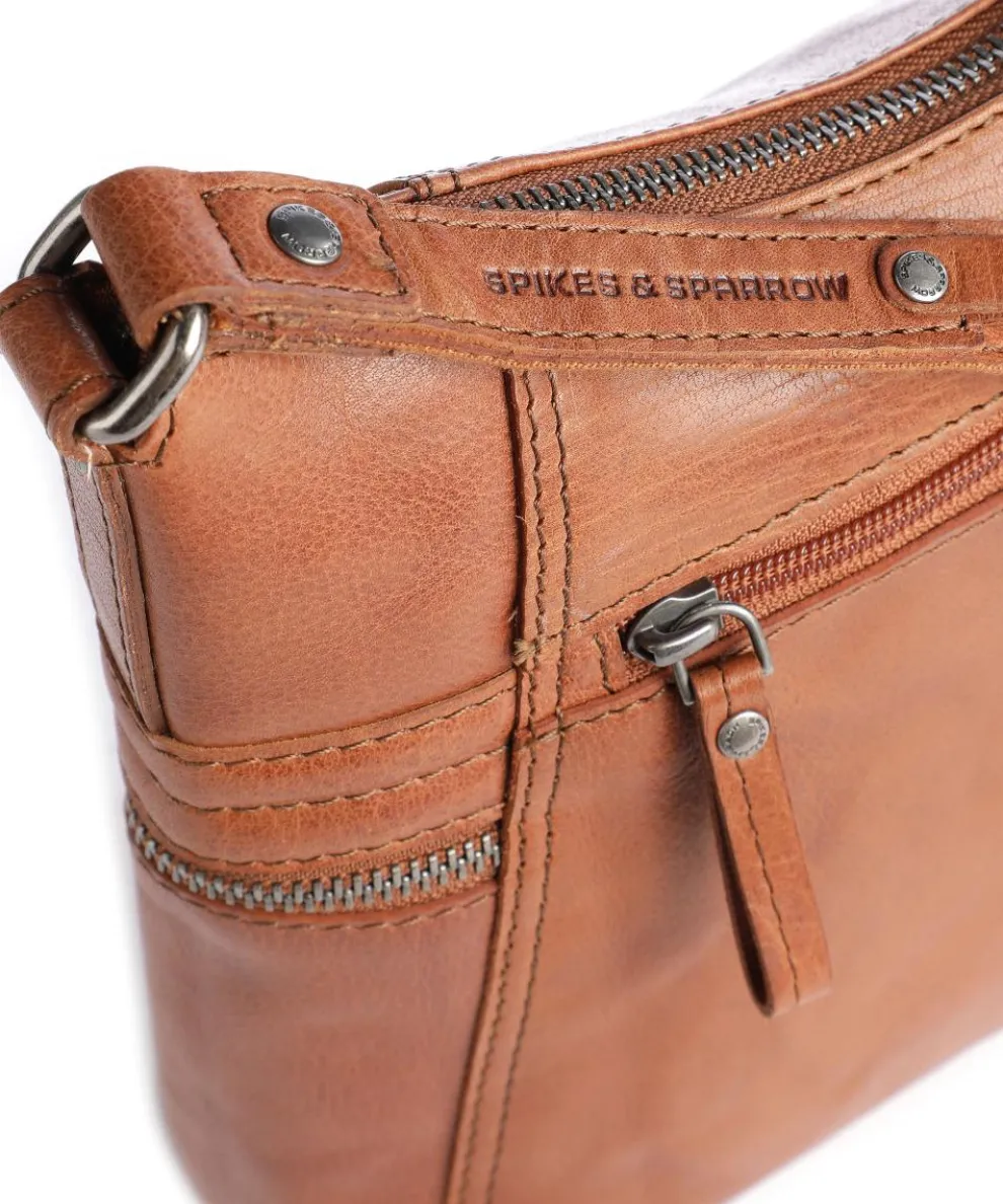 Bronco Umhängetasche Büffelleder cognac