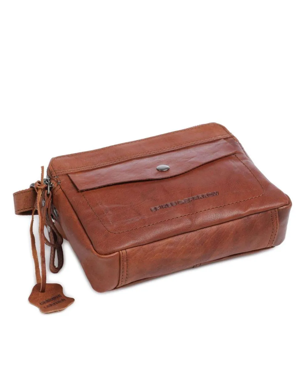 Bronco Umhängetasche Büffelleder cognac