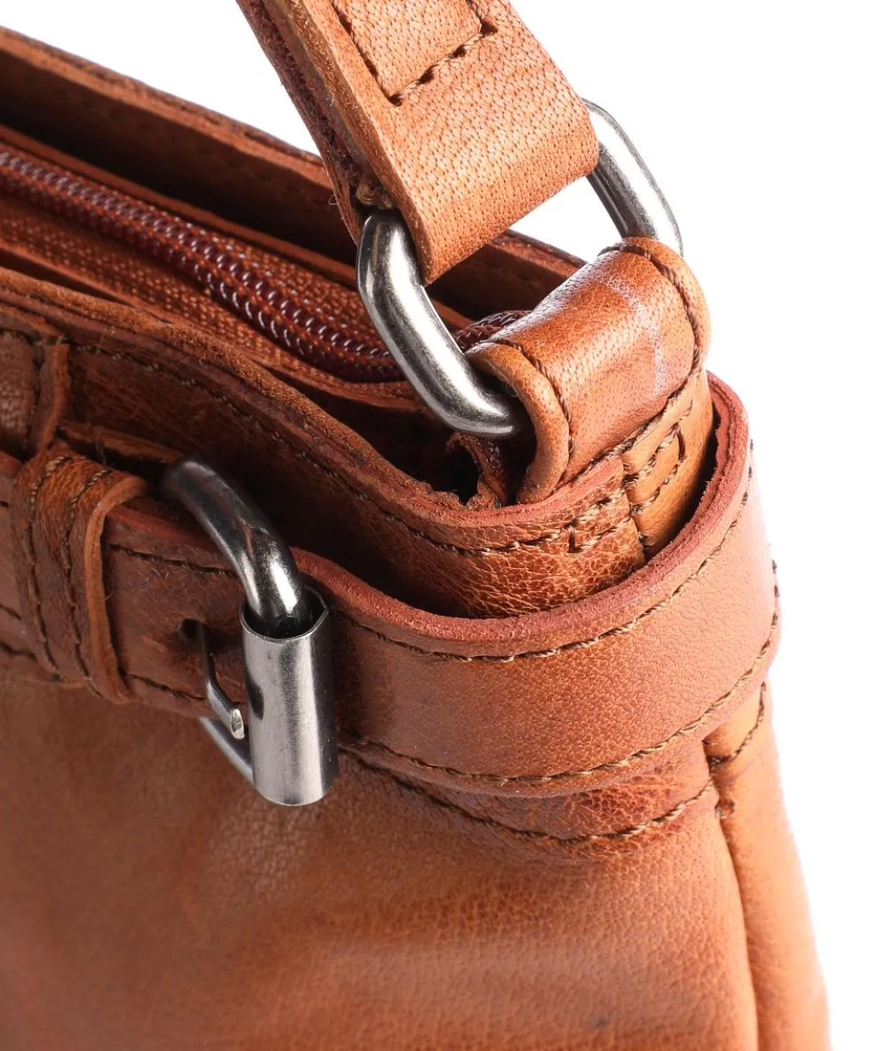 Bronco Umhängetasche Leder cognac