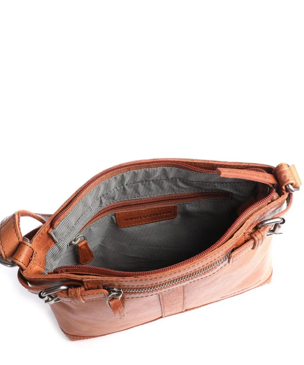 Bronco Umhängetasche Leder cognac