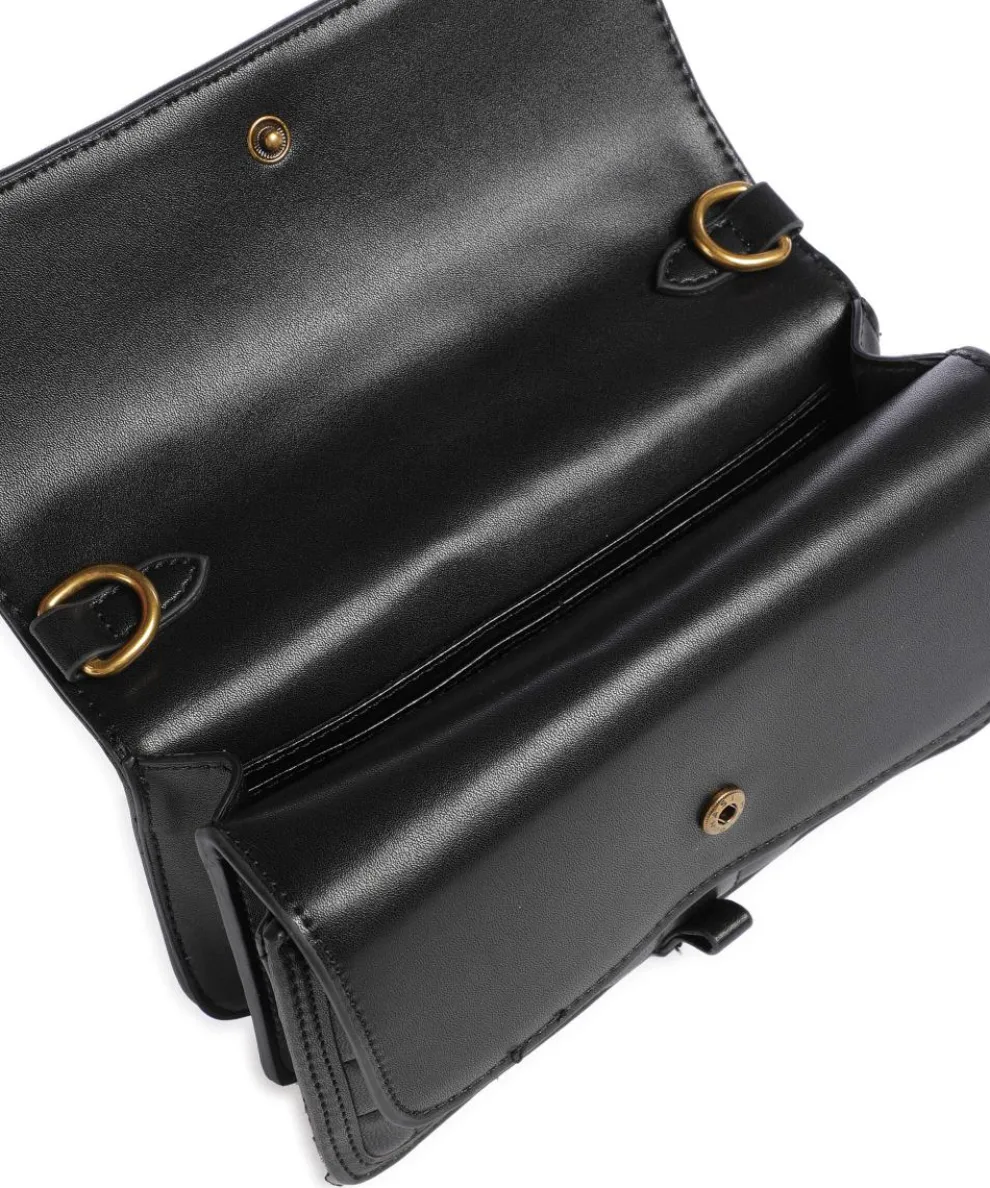 BRYA Umhängetasche Lederimitat schwarz