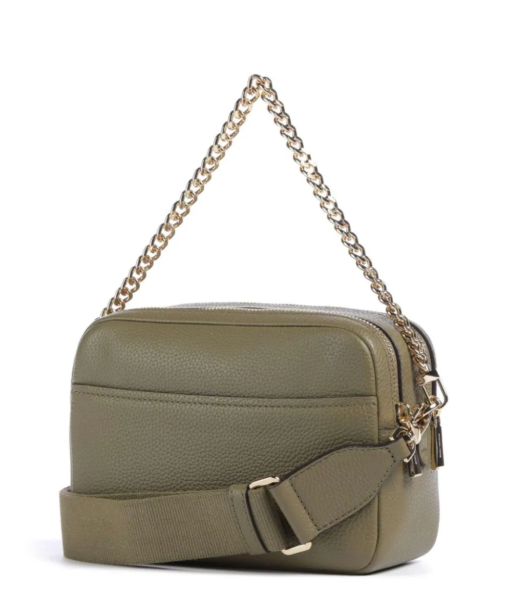 Bryant Medium Umhängetasche genarbtes Rindsleder khaki