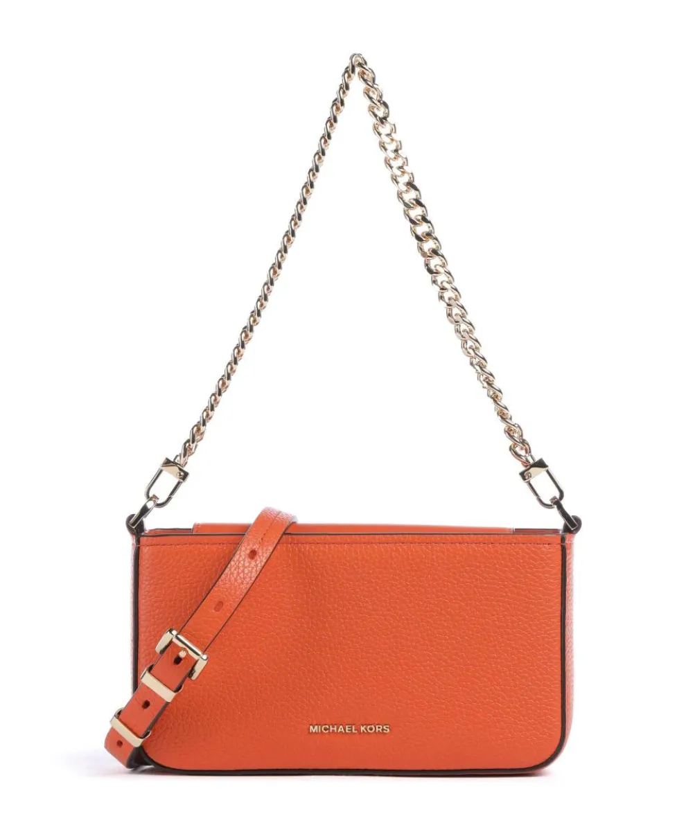 Bryant Small Schultertasche genarbtes Rindsleder orange