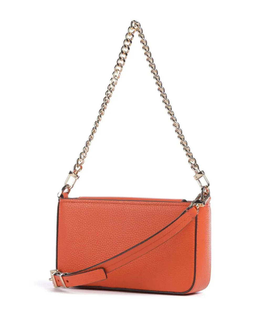 Bryant Small Schultertasche genarbtes Rindsleder orange
