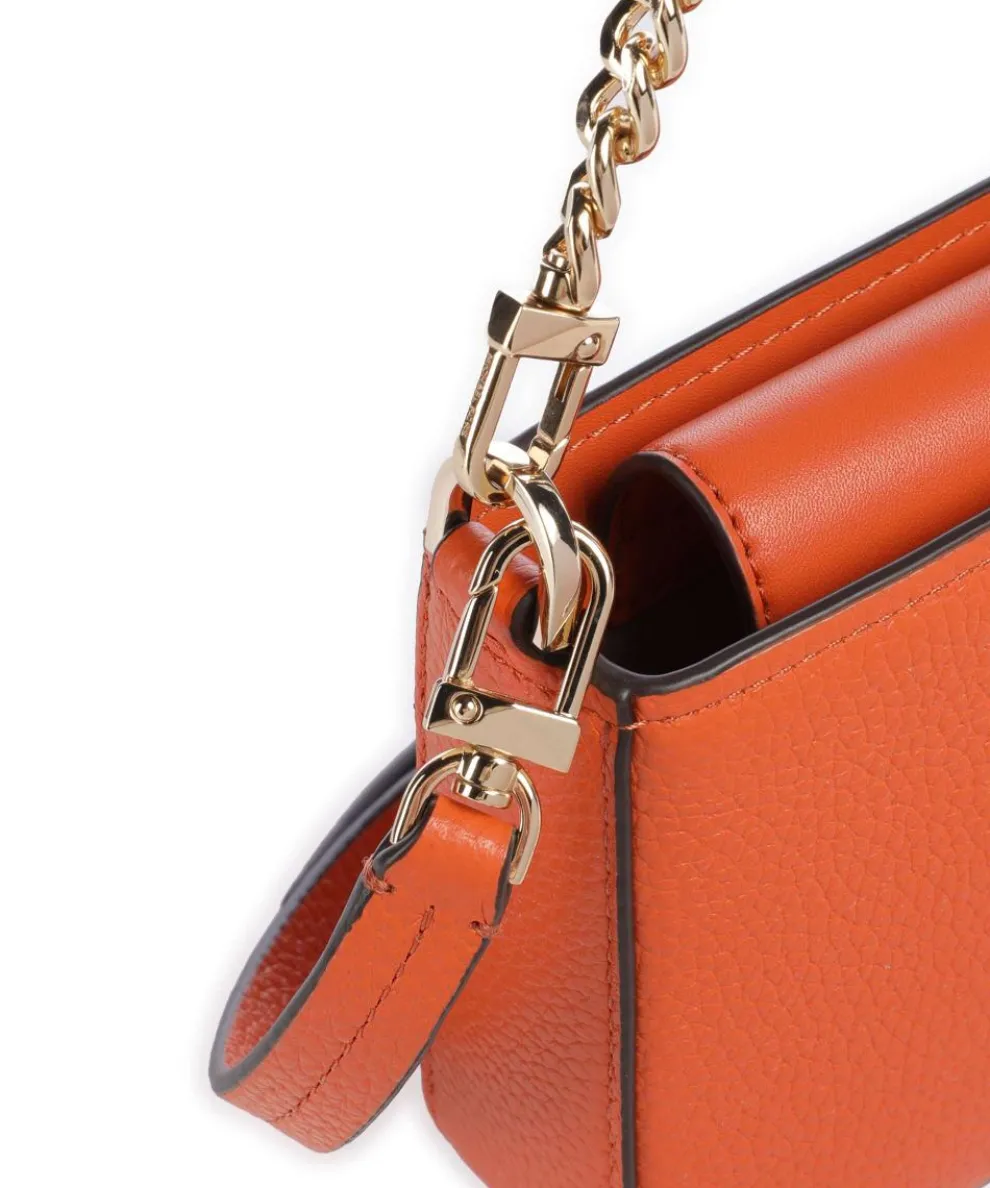 Bryant Small Schultertasche genarbtes Rindsleder orange