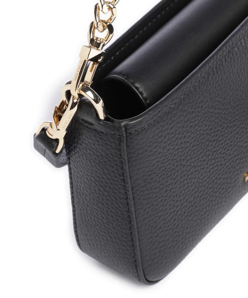 Bryant Small Schultertasche genarbtes Rindsleder schwarz