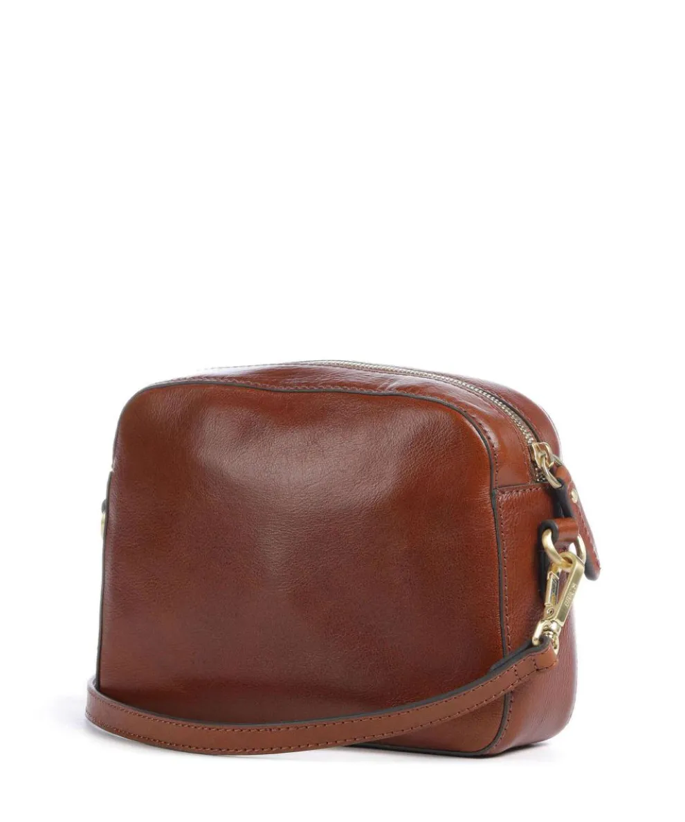 Volterra Modell Umhängetasche fein genarbtes Leder braun