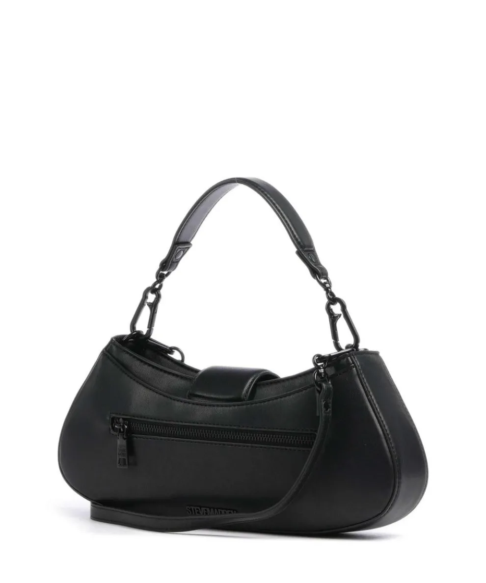 BTWYLA Schultertasche Lederimitat schwarz