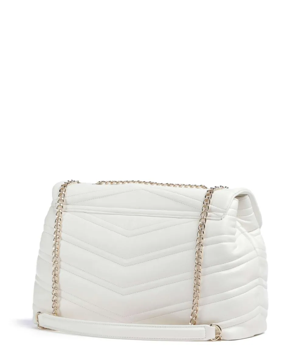 Privilege Schultertasche Lederimitat weiß