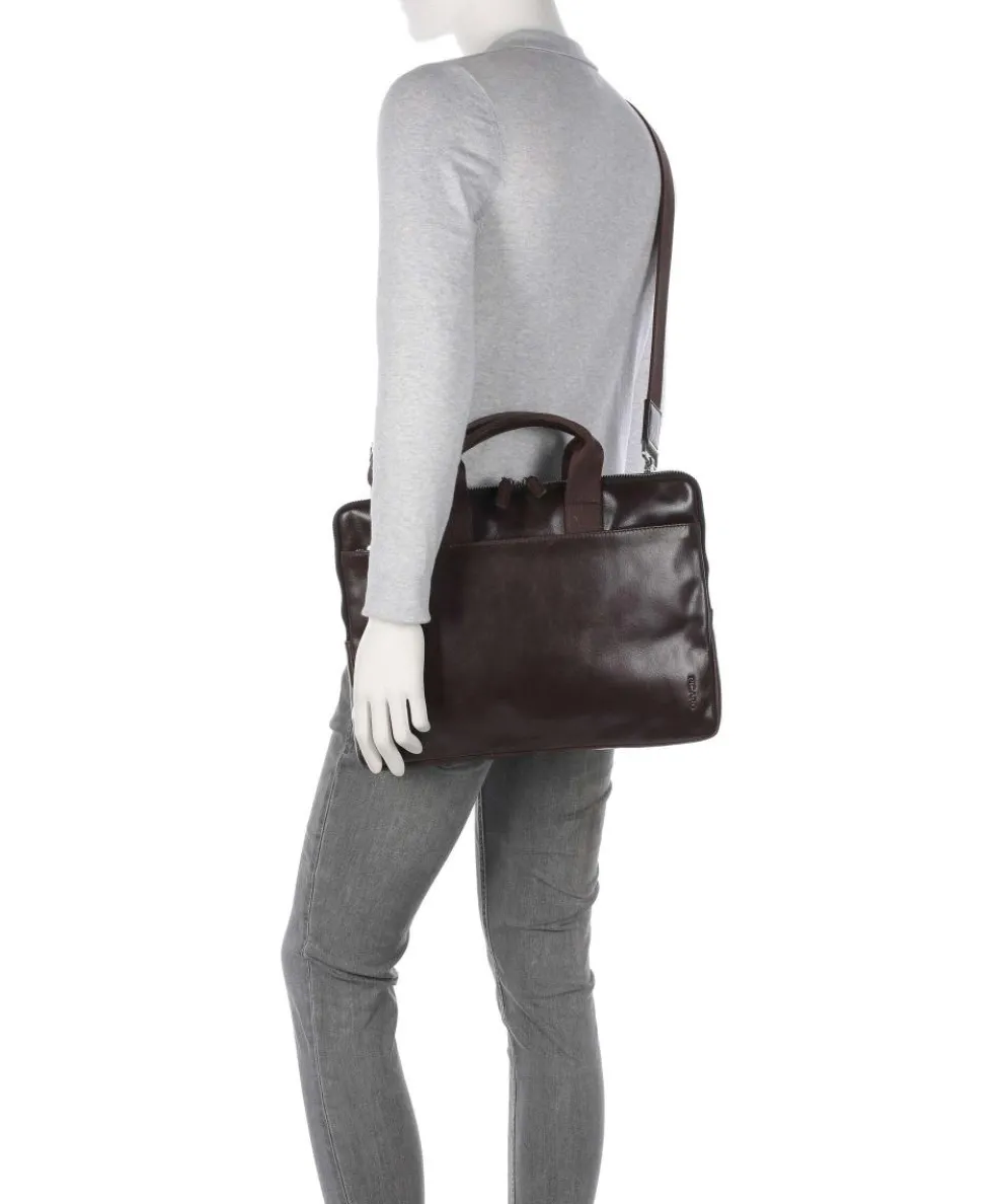 Buddy Aktentasche 15″ Büffelleder dunkelbraun