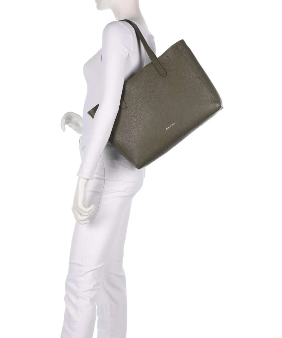 Busin M Shopper 15″ genarbtes Rindsleder khaki