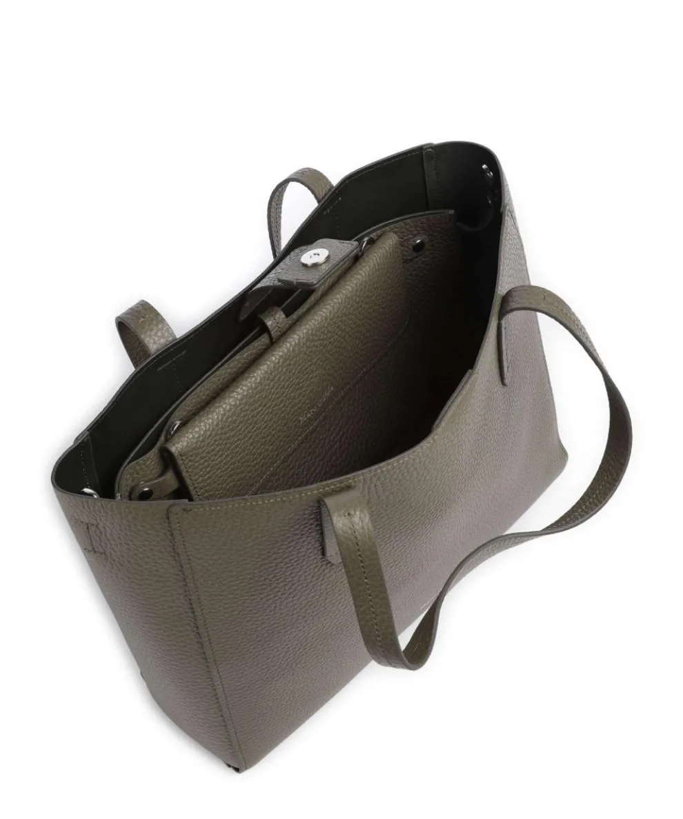 Busin M Shopper 15″ genarbtes Rindsleder khaki