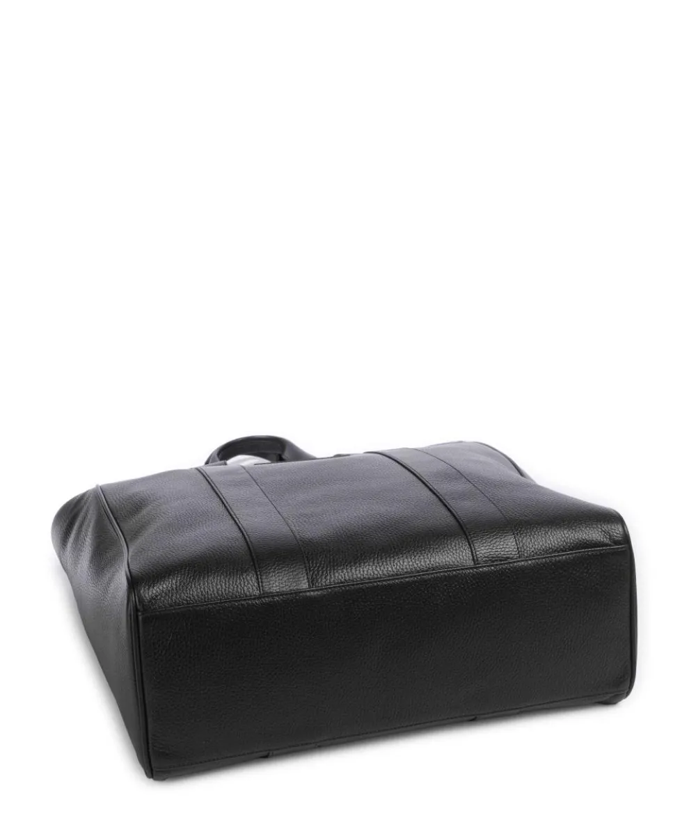 Business Shopper 15″ genarbtes Rindsleder schwarz