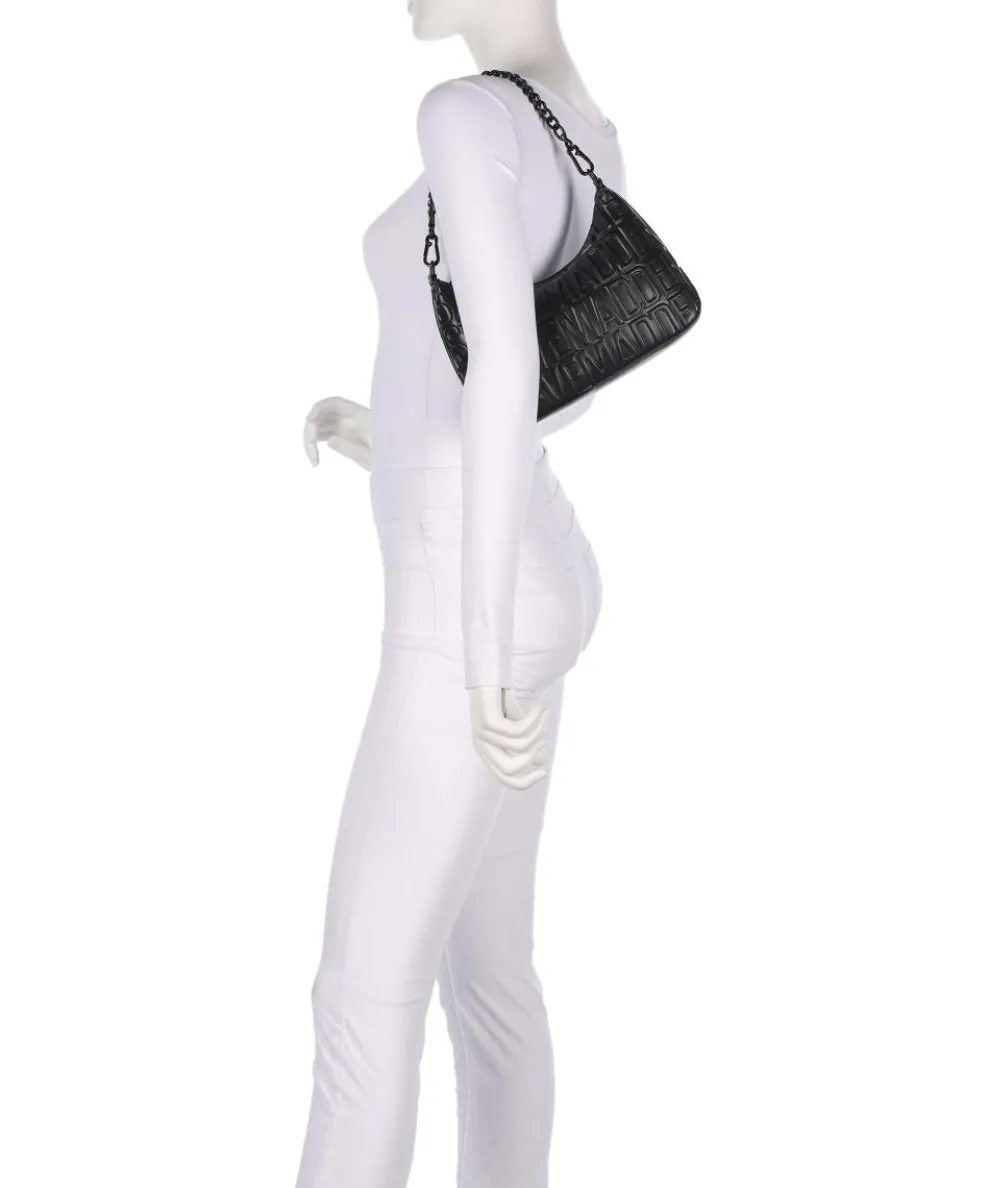 BVEGA Schultertasche Lederimitat schwarz