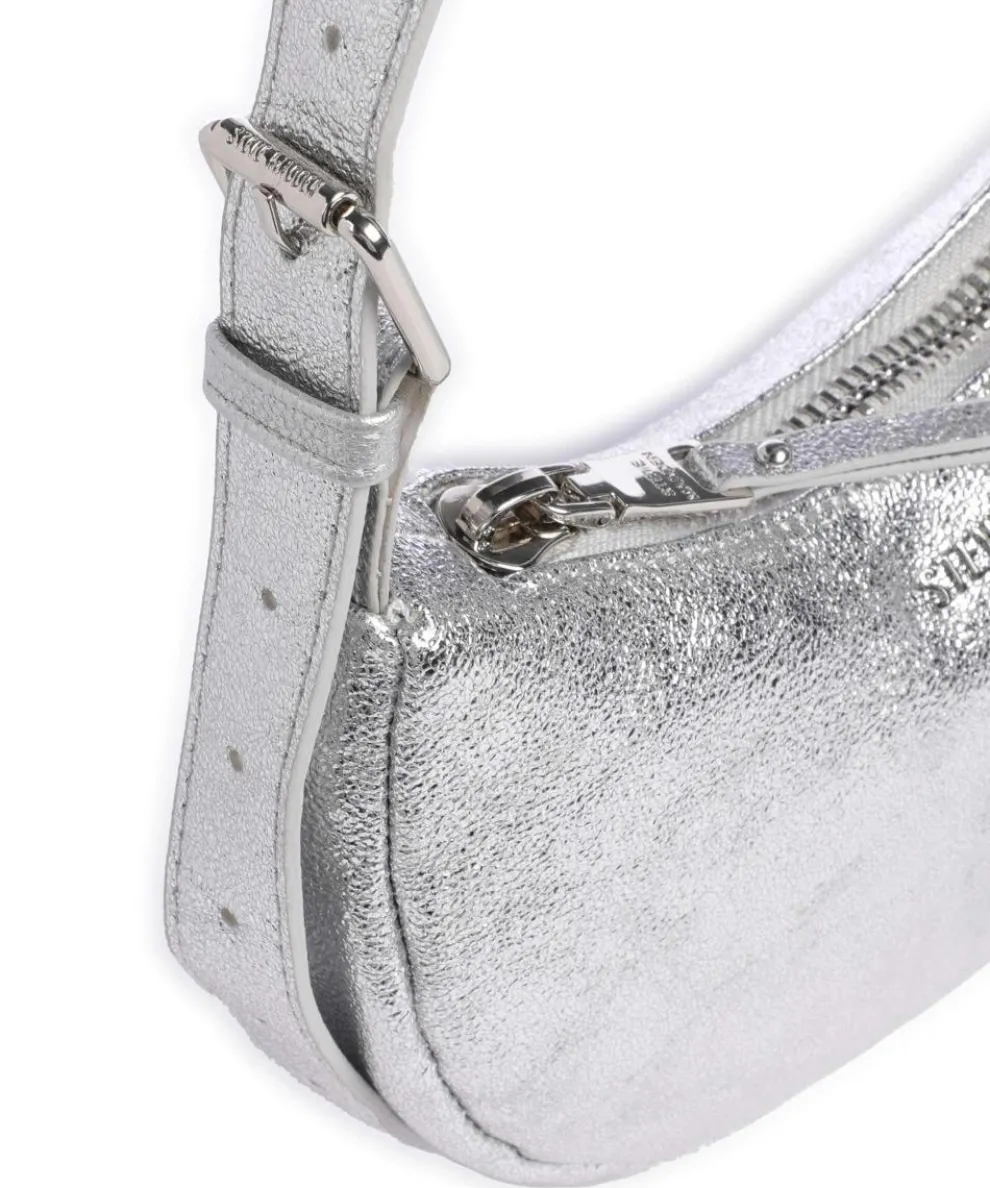 BVESNA Schultertasche Lederimitat silber