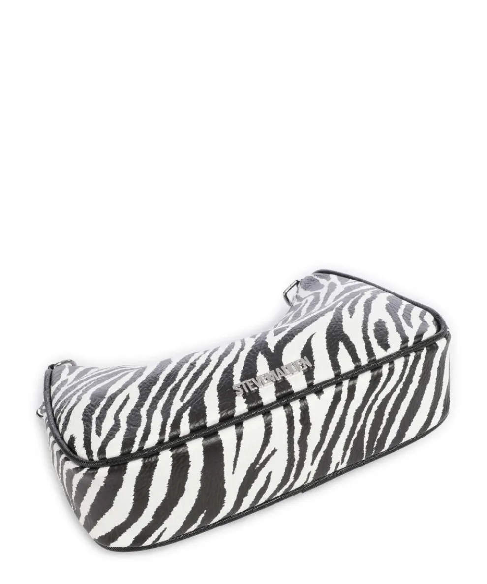 BVITAL-Z Schultertasche Lederimitat weiß/schwarz