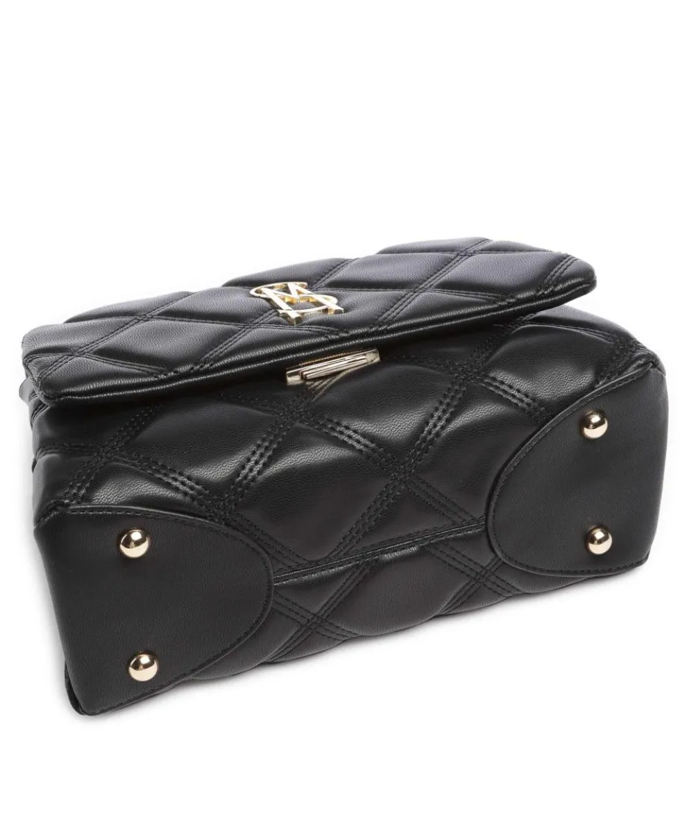 BVOLTURI Schultertasche Lederimitat schwarz