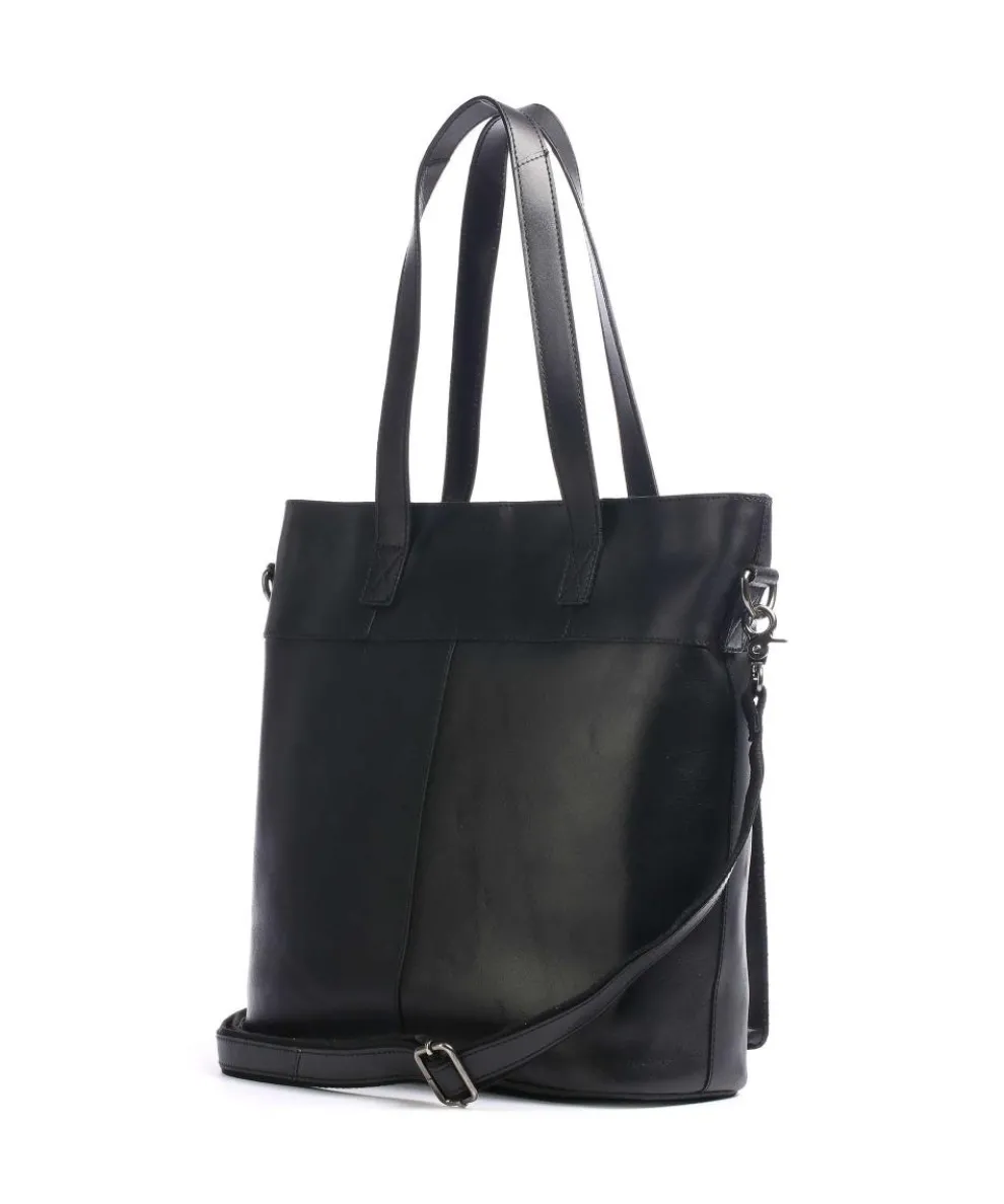 Vintage Jade Shopper 14″ Kalbsleder schwarz