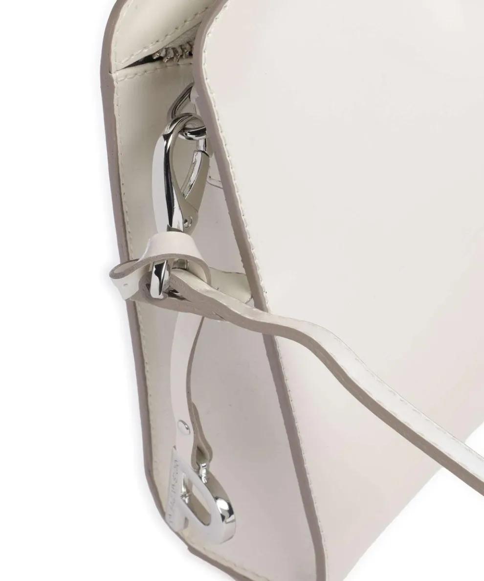 Black Tie Umhängetasche glattes Rindsleder creme