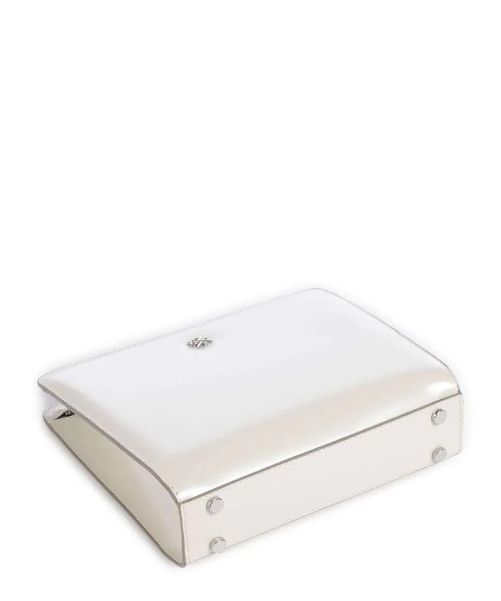 Black Tie Umhängetasche glattes Rindsleder creme