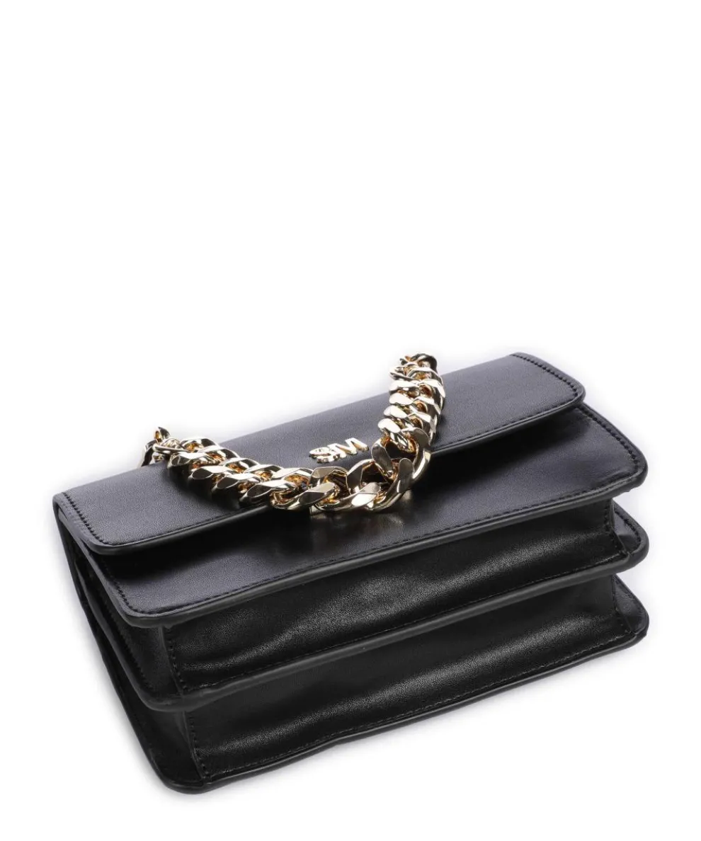 BZEN Umhängetasche Lederimitat schwarz