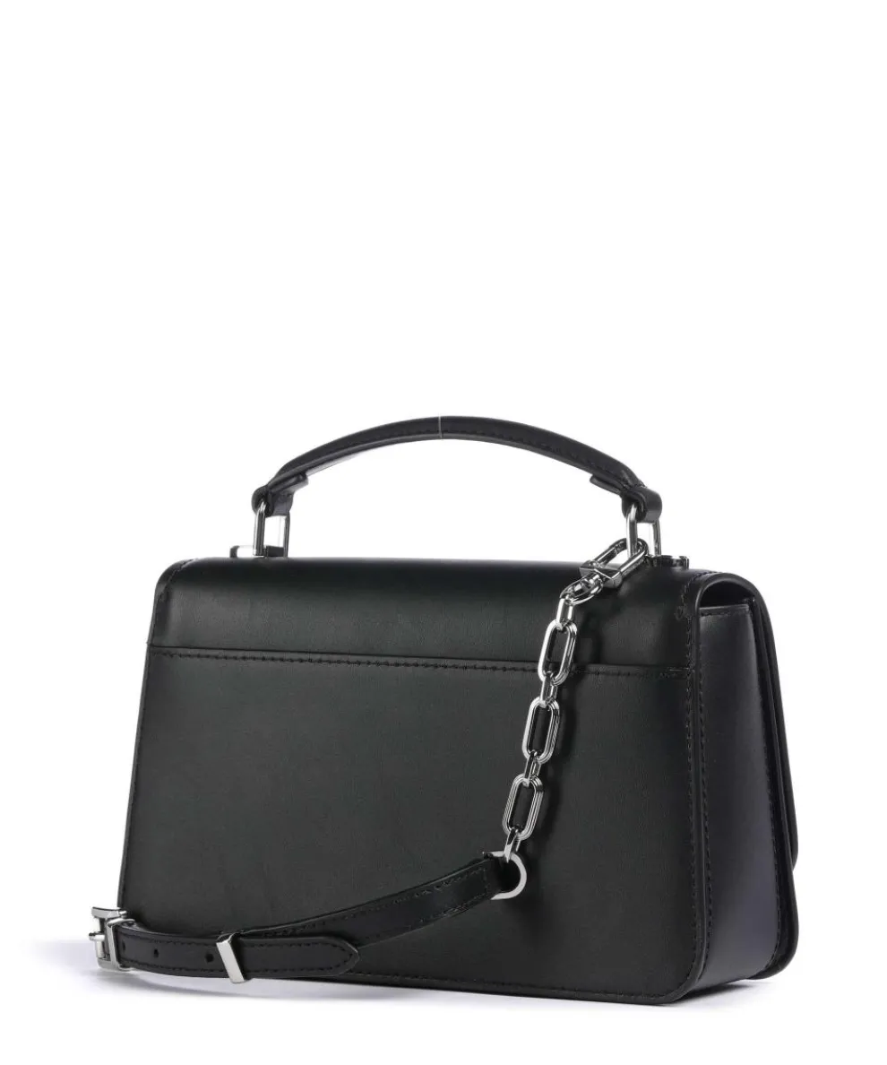 Delancey Handtasche fein genarbtes Rindsleder schwarz