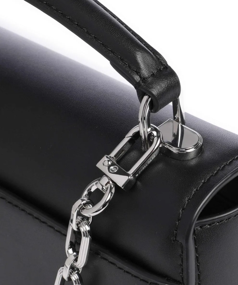 Delancey Handtasche fein genarbtes Rindsleder schwarz