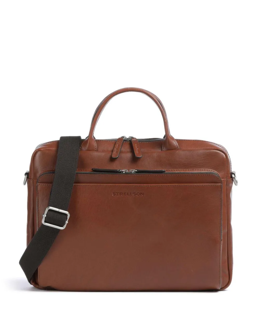 Kenley Charles Aktentasche 15″ Büffelleder cognac