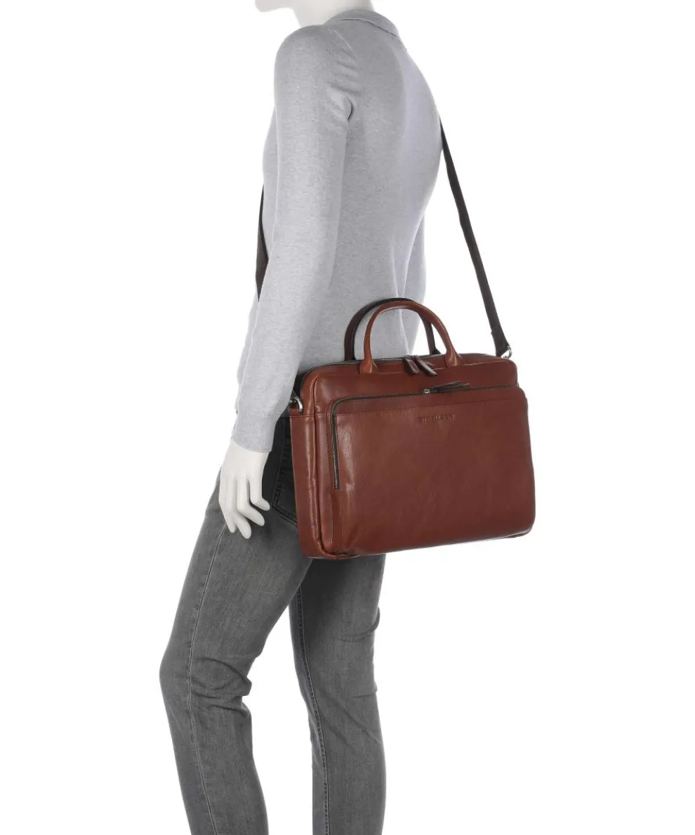 Kenley Charles Aktentasche 15″ Büffelleder cognac