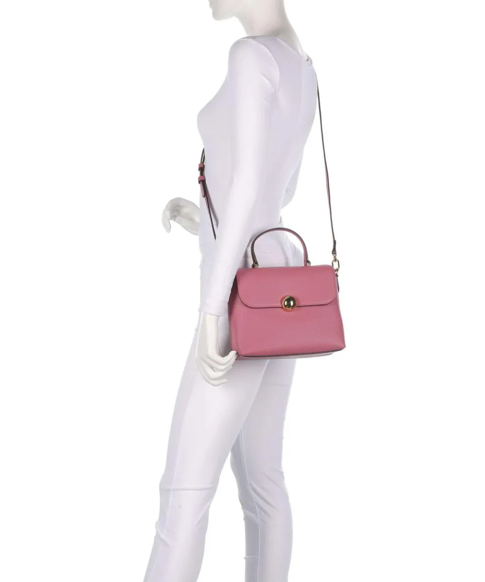 Moonlight S Handtasche genarbtes Leder pink