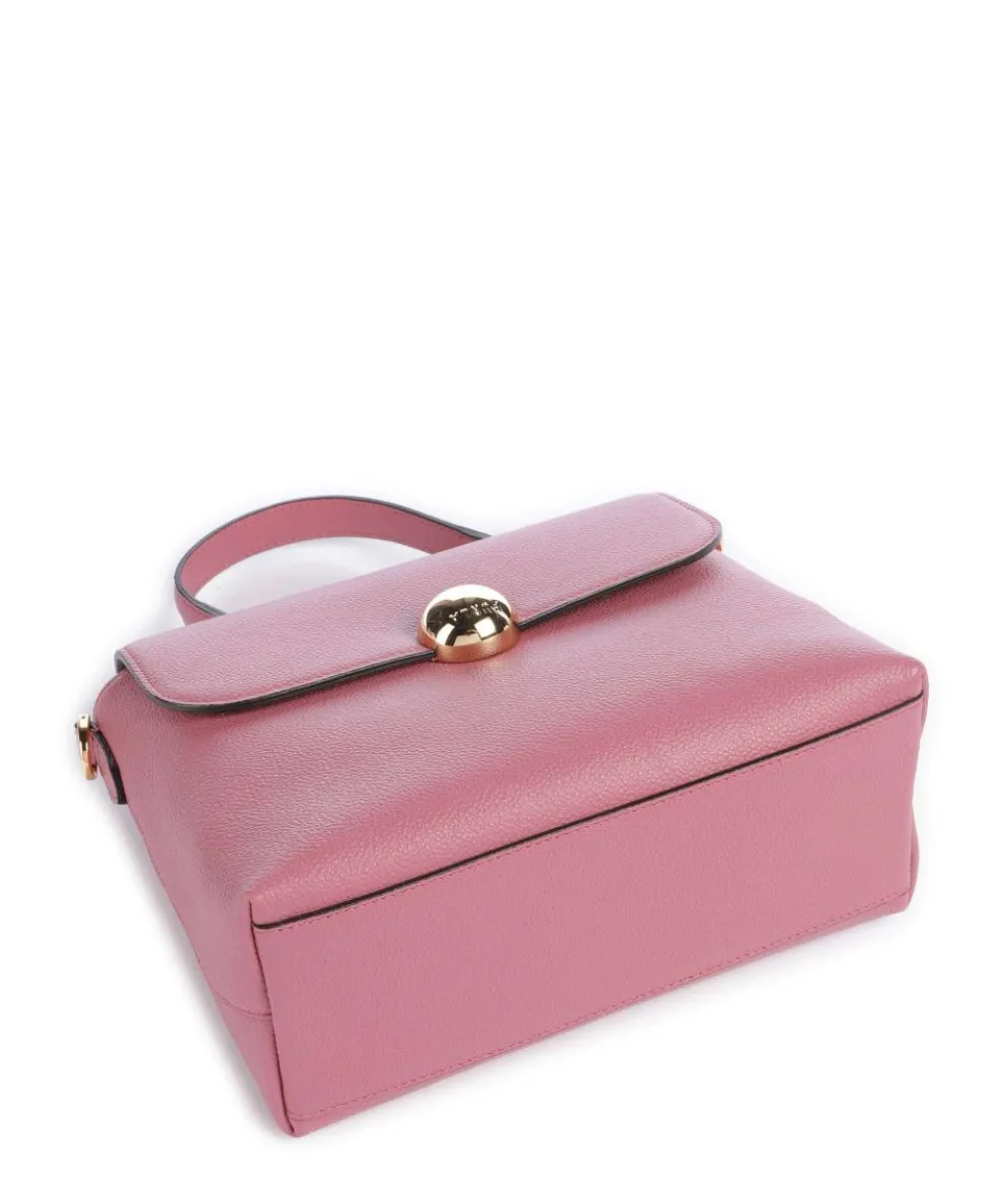 Moonlight S Handtasche genarbtes Leder pink