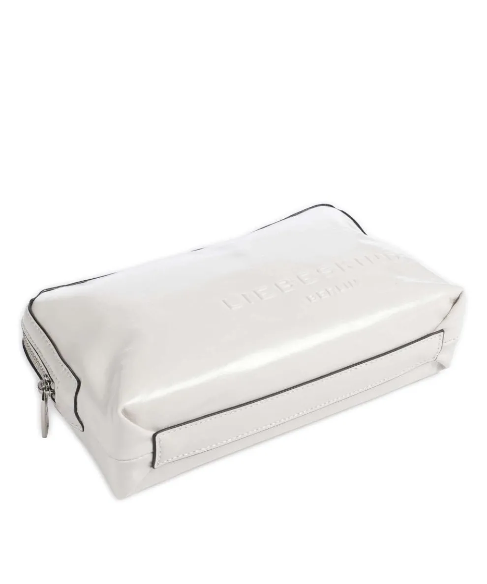 Elvira Paper Touch Crinkle Gürteltasche fein genarbtes Leder weiß