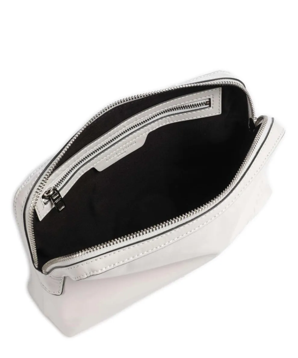 Elvira Paper Touch Crinkle Gürteltasche fein genarbtes Leder weiß