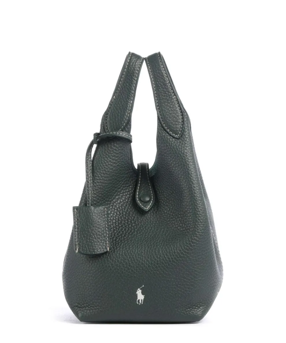 Play Small Umhängetasche genarbtes Rindsleder dunkelgrün