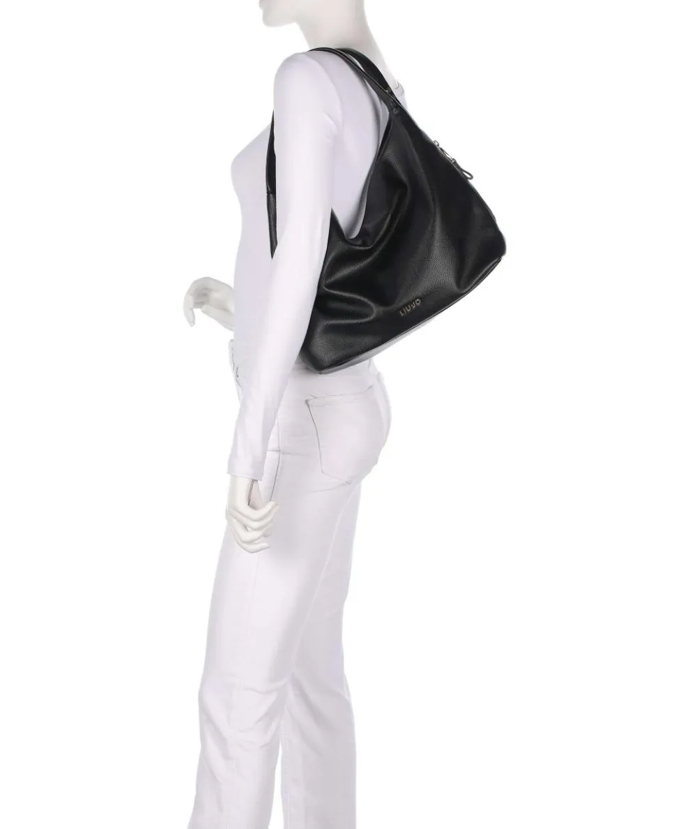 Kaliska M Beuteltasche Lederimitat schwarz