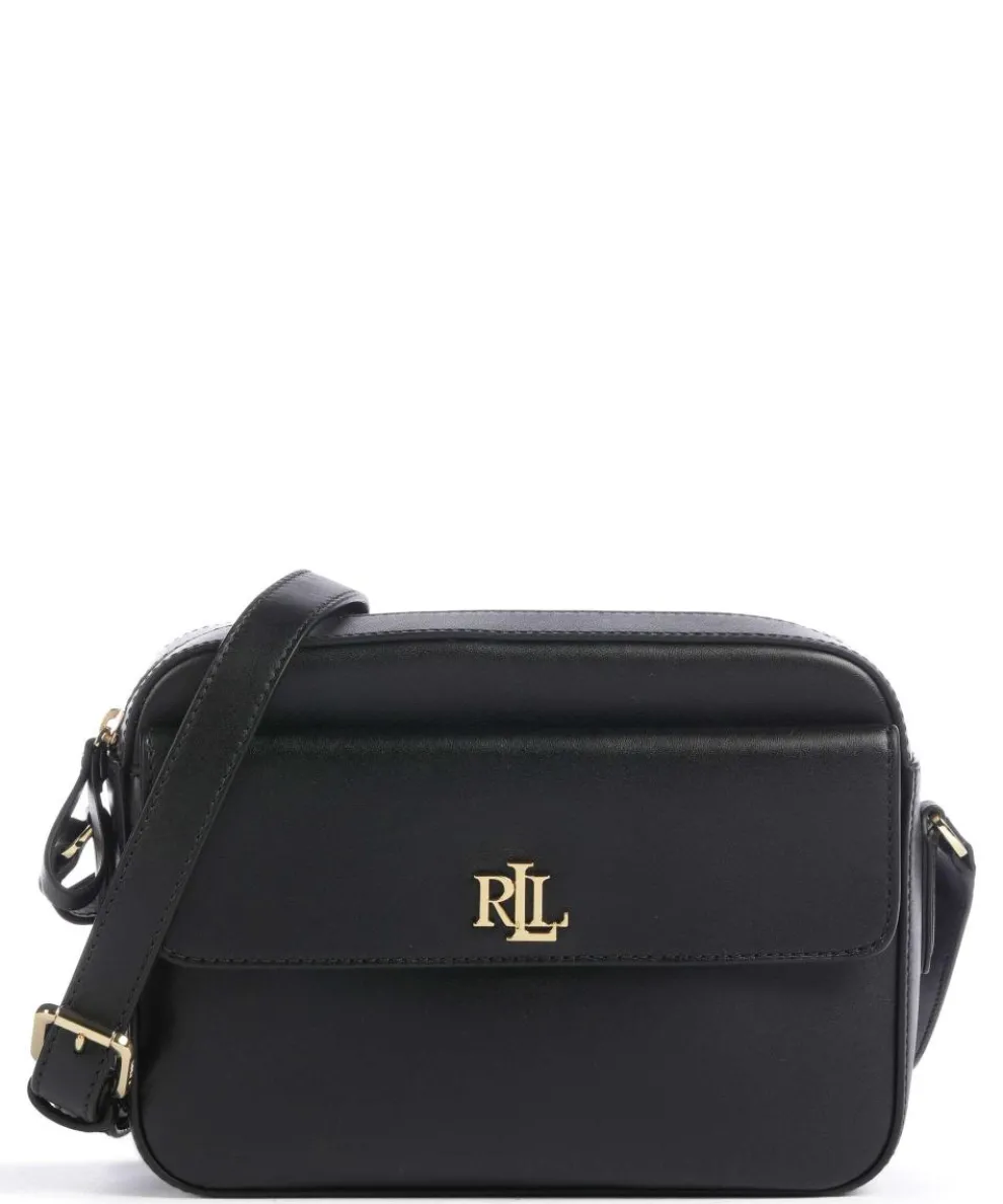 Marcy Medium Umhängetasche fein genarbtes Rindsleder schwarz