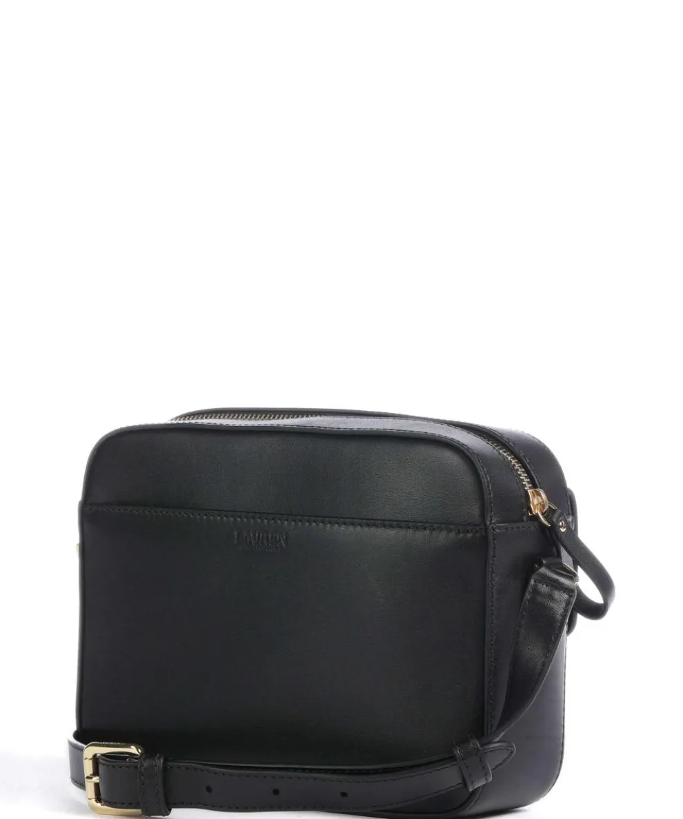 Marcy Medium Umhängetasche fein genarbtes Rindsleder schwarz