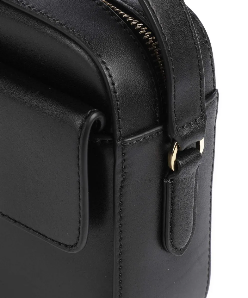 Marcy Medium Umhängetasche fein genarbtes Rindsleder schwarz