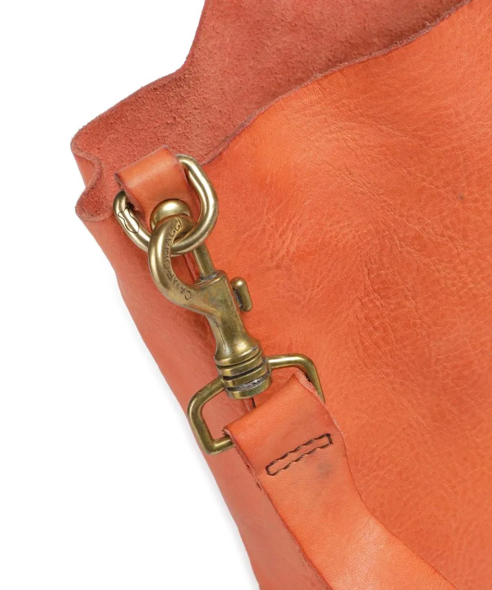 Shopper fein genarbtes Rindsleder orange