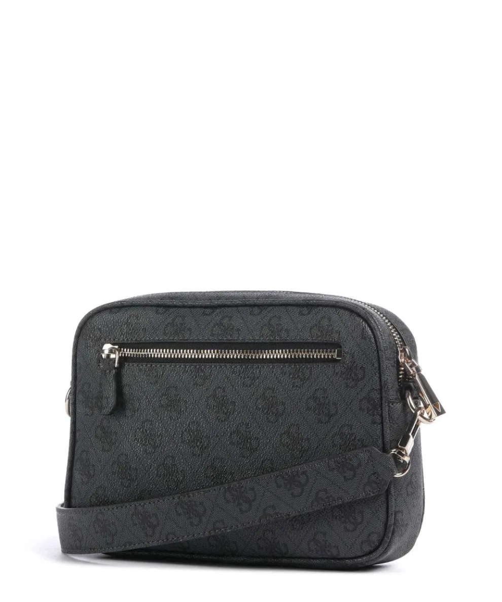 Meridian Umhängetasche Lederimitat dunkelgrau