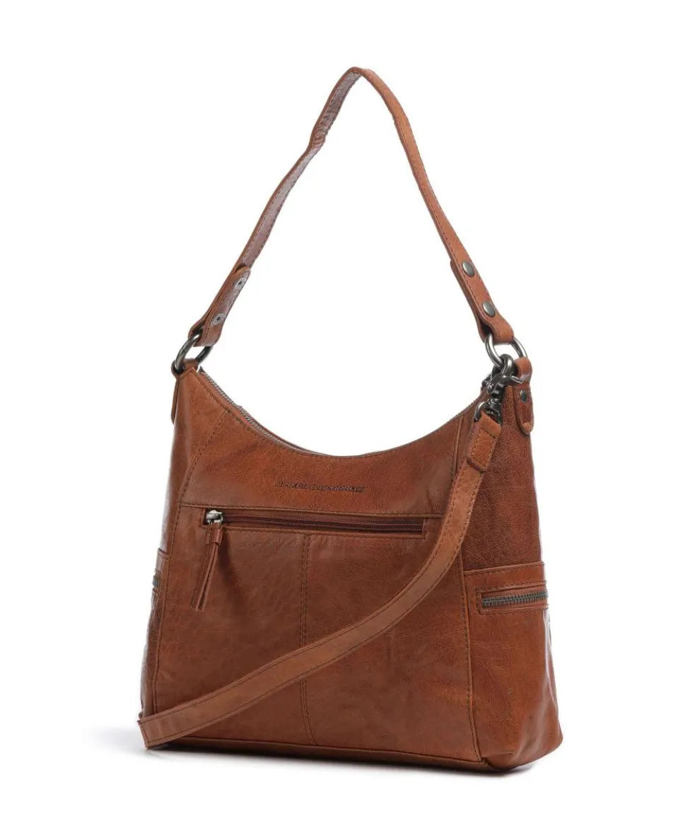 Bronco Beuteltasche Rindsleder braun