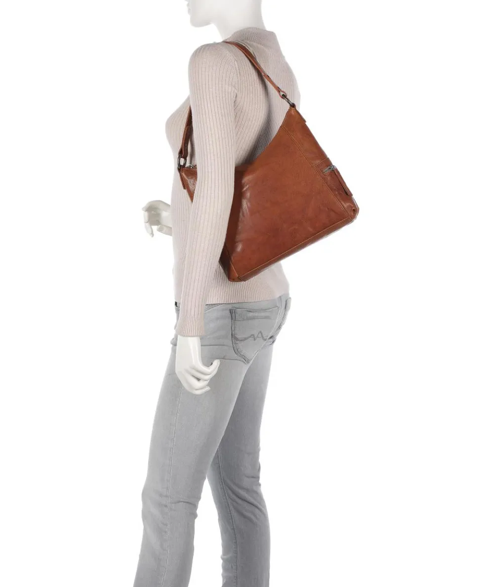 Bronco Beuteltasche Rindsleder braun