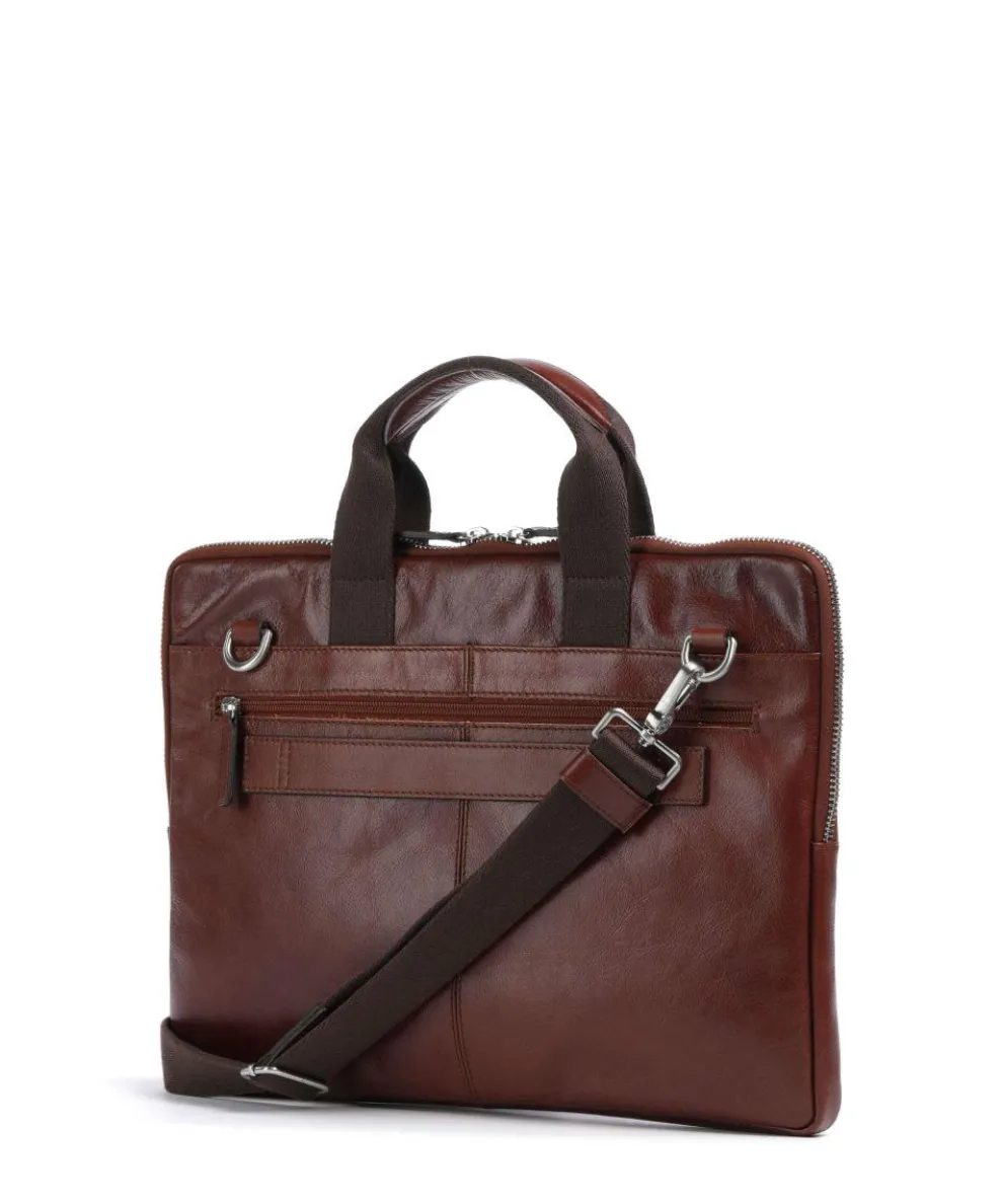Buddy Aktentasche 15″ Büffelleder rotbraun