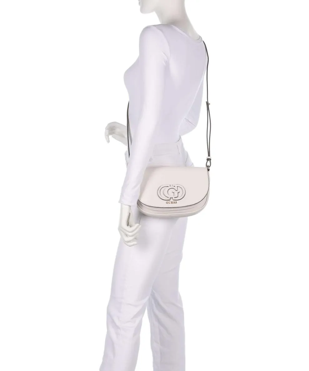 Calebra Umhängetasche Lederimitat creme