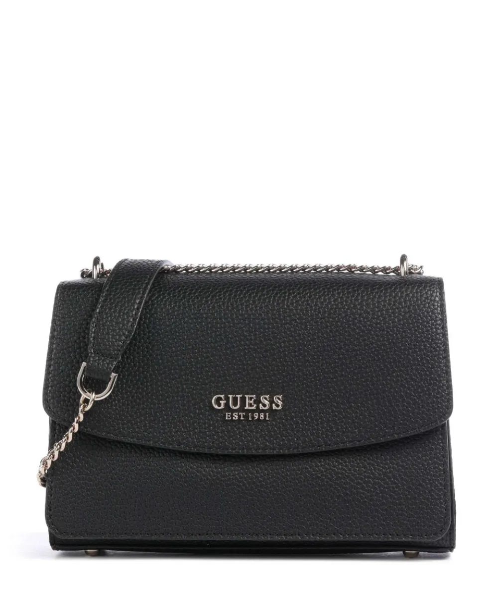 Calista Schultertasche Lederimitat schwarz