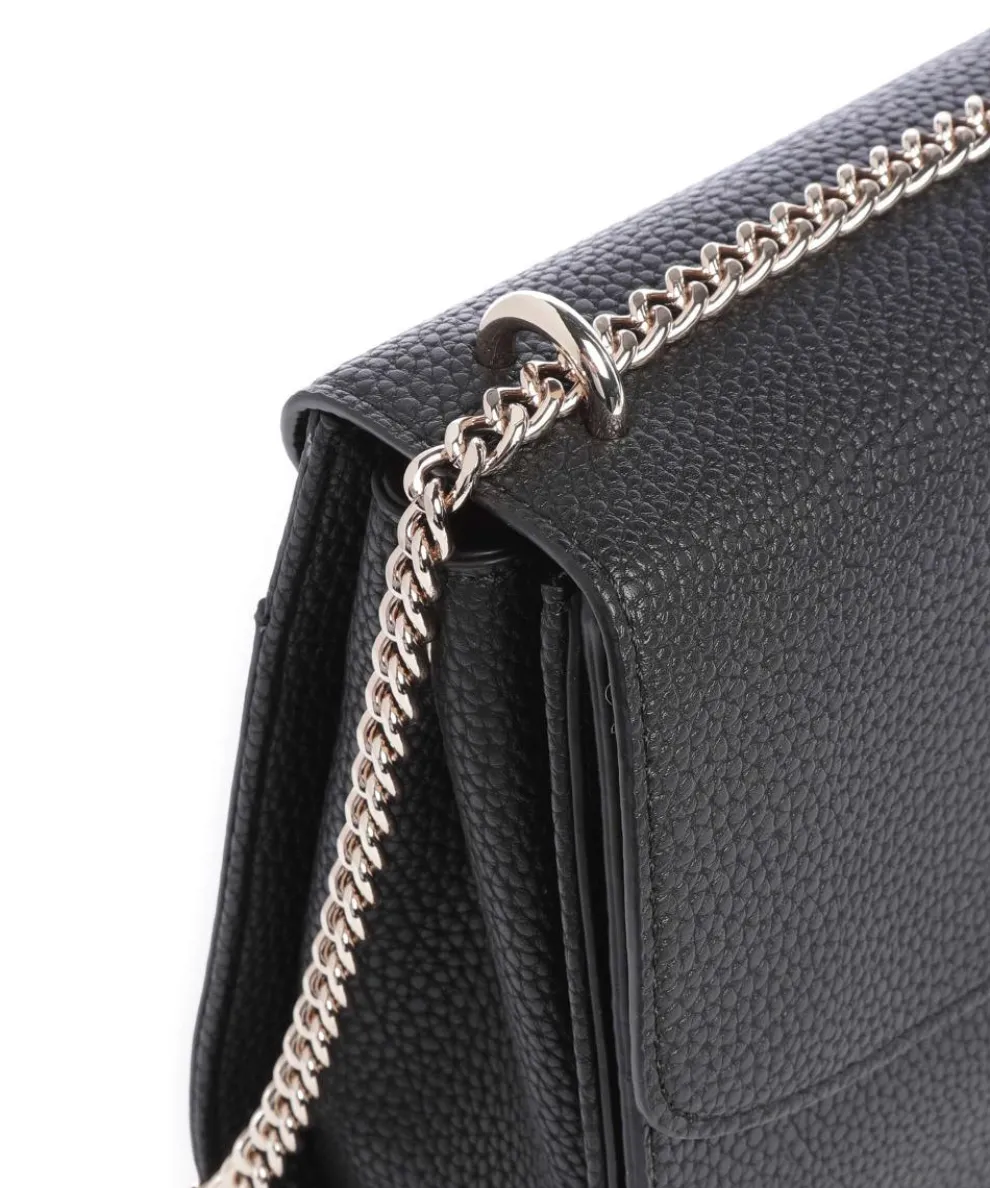 Calista Schultertasche Lederimitat schwarz