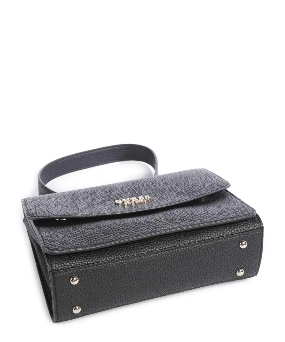 Calista Schultertasche Lederimitat schwarz