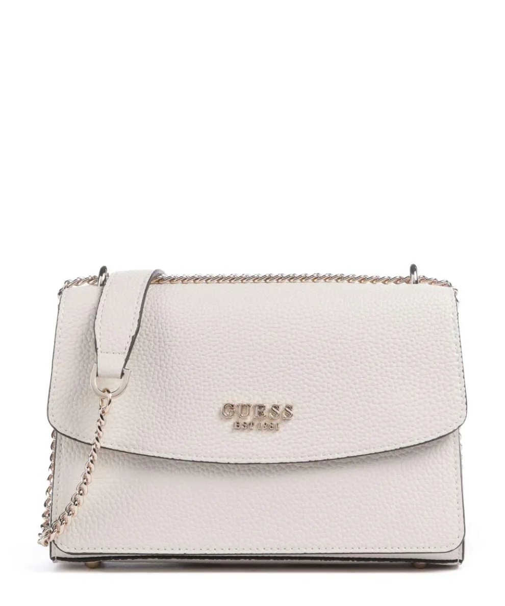 Calista Schultertasche Lederimitat elfenbein